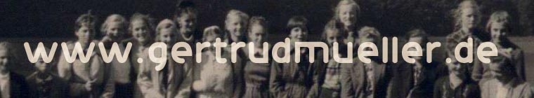 Herzlich Willkommen auf www.gertrudmueller.de